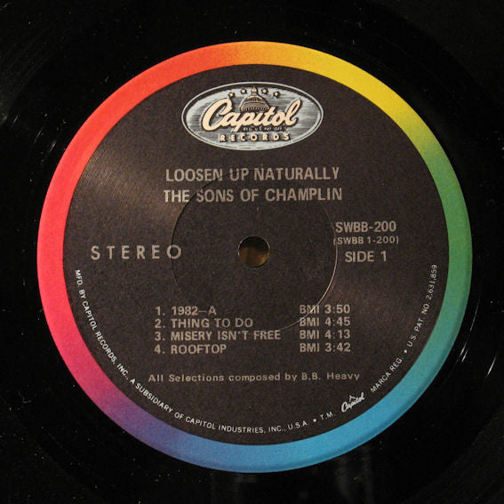 Sons Of Champlin - Loosen Up Naturally (VG) (Vinyl LP)