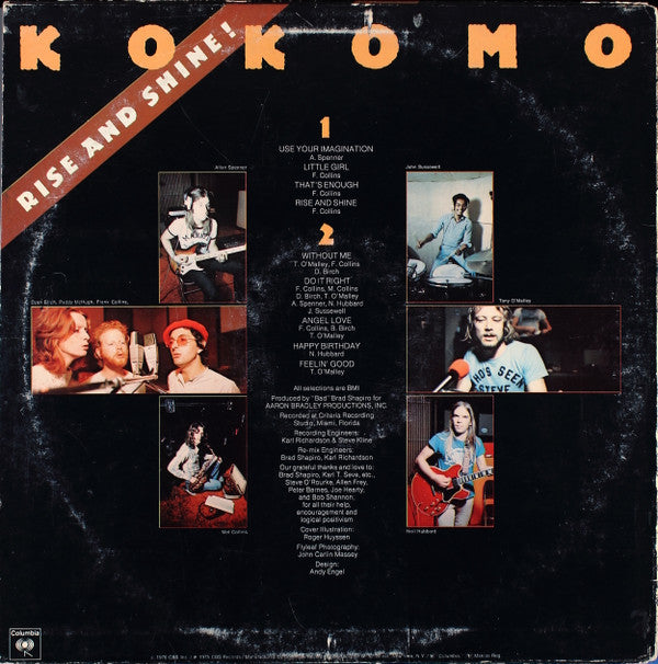 Kokomo - Rise And Shine! (VG+) (Vinyl LP)
