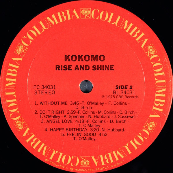 Kokomo - Rise And Shine! (VG+) (Vinyl LP)