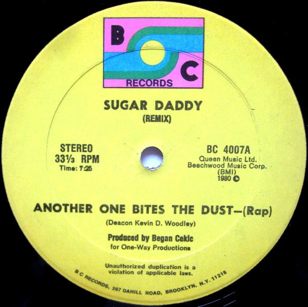 Sugar Daddy  - Another One Bites The Dust (VG) (Vinyl LP)