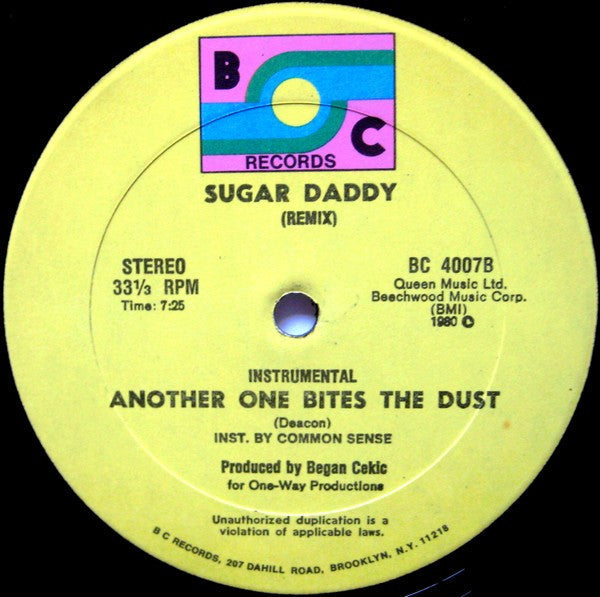 Sugar Daddy  - Another One Bites The Dust (VG) (Vinyl LP)