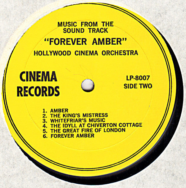 Duel In The Sun And Forever Amber Soundtracks - Hollywood Cinema Orchestra  (VG+) (Vinyl LP)