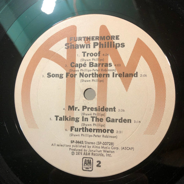 Phillips, Shawn  - Furthermore... (Vinyl, VG) (Vinyl LP)