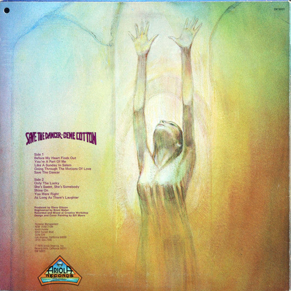 Cotton, Gene - Save The Dancer (VG) (Vinyl LP)