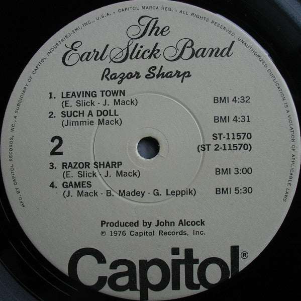 Slick, Earl Band - Razor Sharp (M) (Vinyl LP)