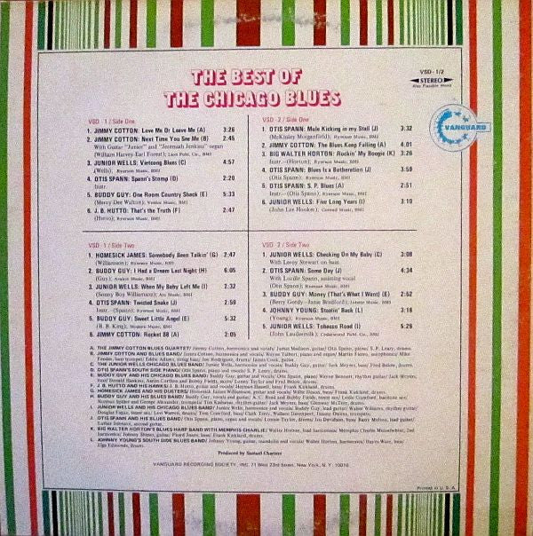 Various - The Best Of The Chicago Blues (Vinyl, VG+) (Vinyl LP)