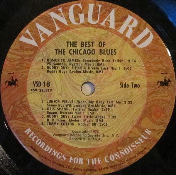 Various - The Best Of The Chicago Blues (Vinyl, VG+) (Vinyl LP)