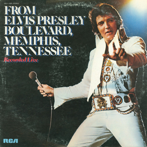 Elvis - From Elvis Presley Boulevard, Memphis, Tennessee (VG+) (Vinyl LP)