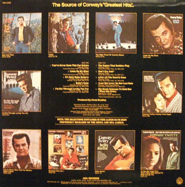Twitty, Conway - Conway Twitty's Greatest Hits Vol. II (VG+) (Vinyl LP)