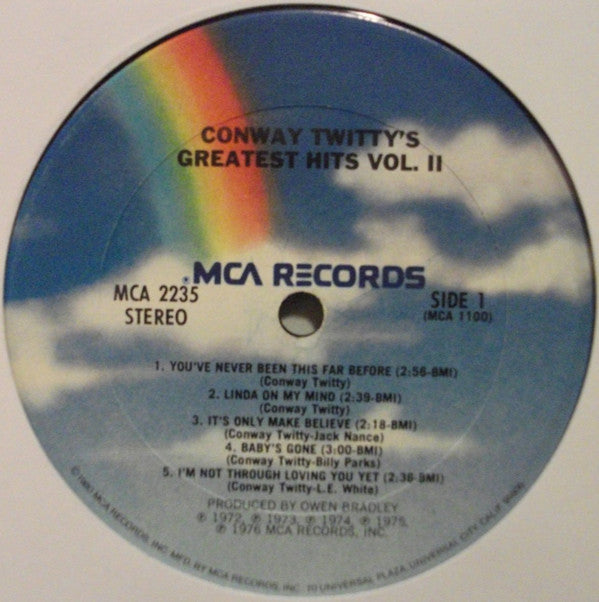 Twitty, Conway - Conway Twitty's Greatest Hits Vol. II (VG+) (Vinyl LP)