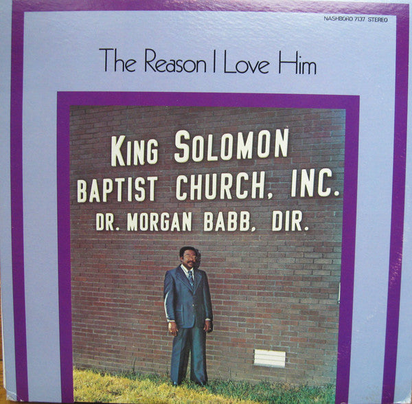 Babb, Dr. Morgan- The Reason I Love Him (VG+) (Vinyl LP)