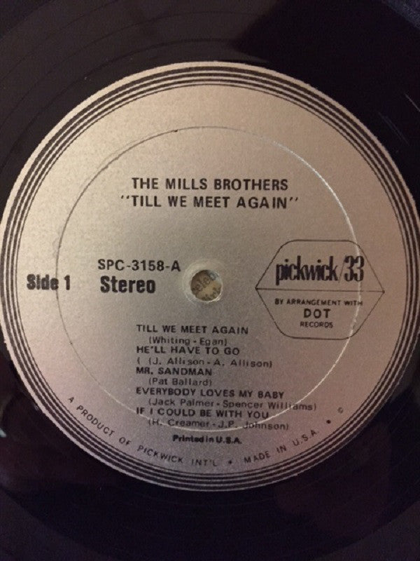 Mills Brothers - Till We Meet Again (VG+) (Vinyl LP)