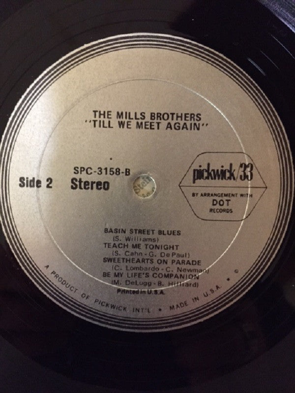 Mills Brothers - Till We Meet Again (VG+) (Vinyl LP)