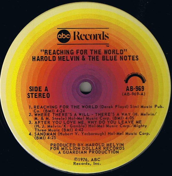 Melvin, Harold And The Blue Notes - Reaching For The World (VG) (Vinyl LP)