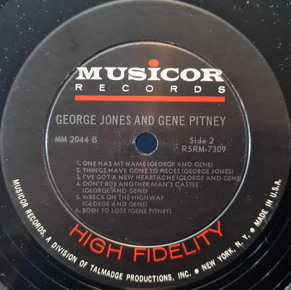 Jones, George & Gene Pitney - George Jones & Gene Pitney (Vinyl, VG+) (Vinyl LP)