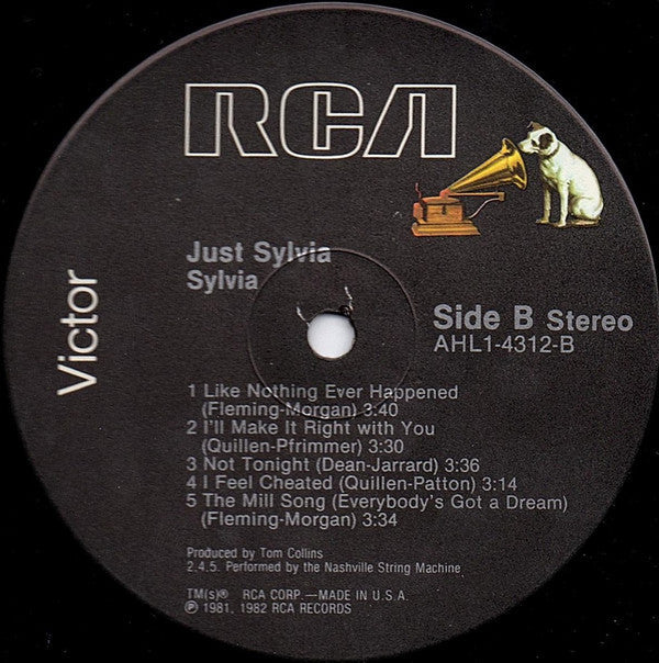 Sylvia - Just Sylvia (VG+) (Vinyl LP)