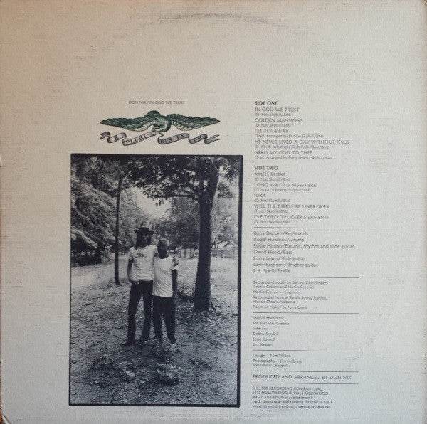 Nix, Don - In God We Trust (Vinyl, VG) (Vinyl LP)