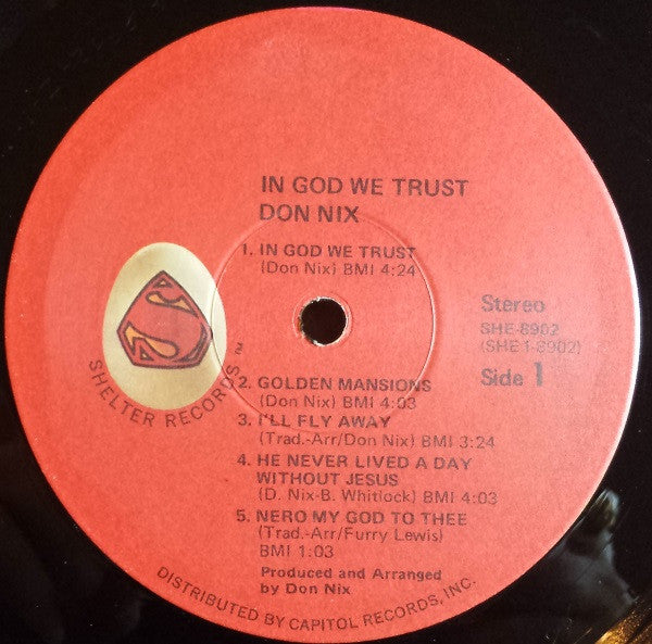 Nix, Don - In God We Trust (Vinyl, VG) (Vinyl LP)