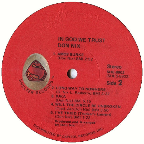 Nix, Don - In God We Trust (Vinyl, VG) (Vinyl LP)