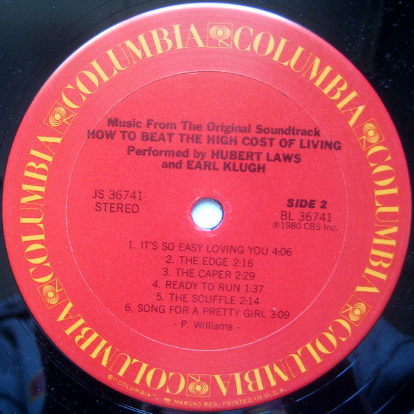 How To Beat The High Cost Of Living (Music From The Original Soundtrack) - Laws, Hubert and Earl Klugh(VG) (Vinyl LP)
