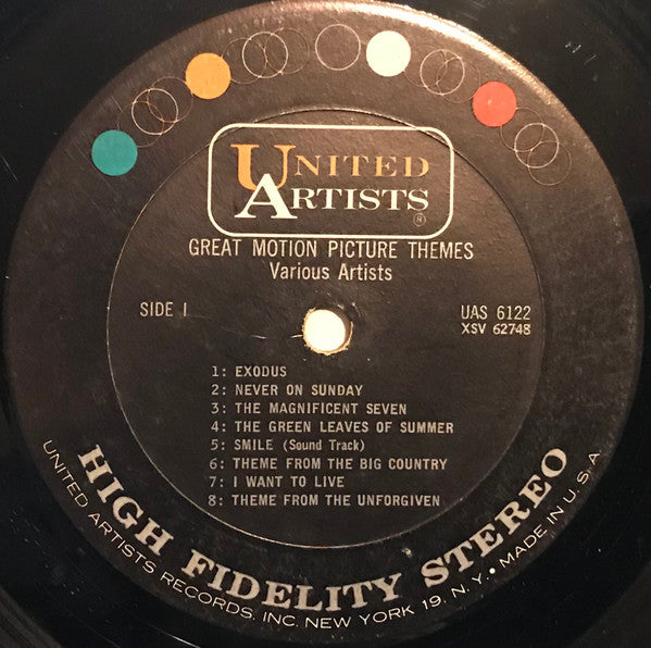 Various - Original Sound Tracks And Hit Music From Great Motion Picture Themes (VG+) (Vinyl LP)
