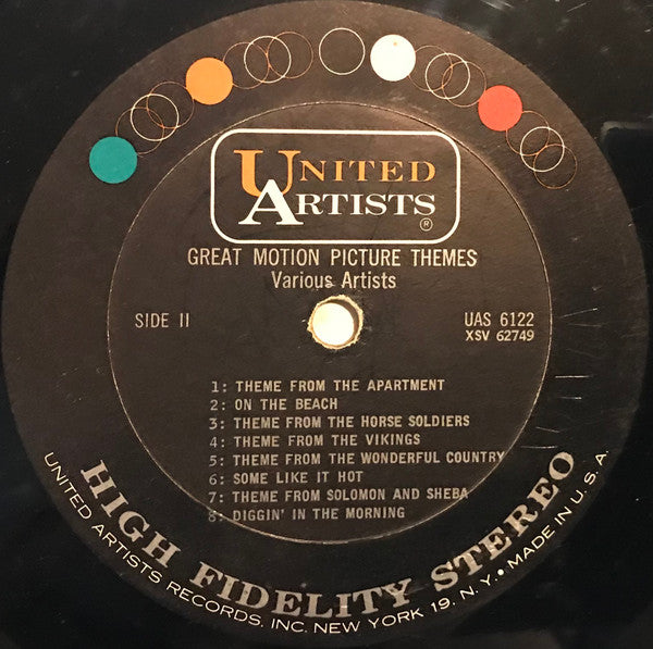 Various - Original Sound Tracks And Hit Music From Great Motion Picture Themes (VG+) (Vinyl LP)