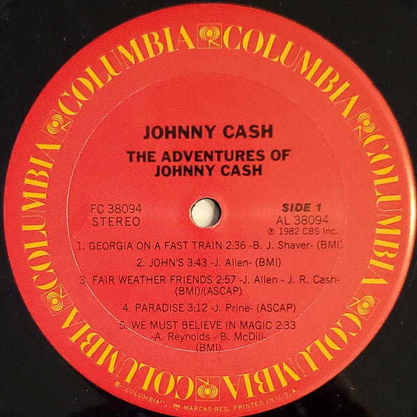 Cash, Johnny - The Adventures Of Johnny Cash (Vinyl, VG+) (Vinyl LP)