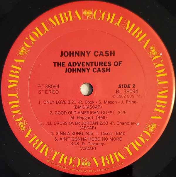 Cash, Johnny - The Adventures Of Johnny Cash (Vinyl, VG+) (Vinyl LP)
