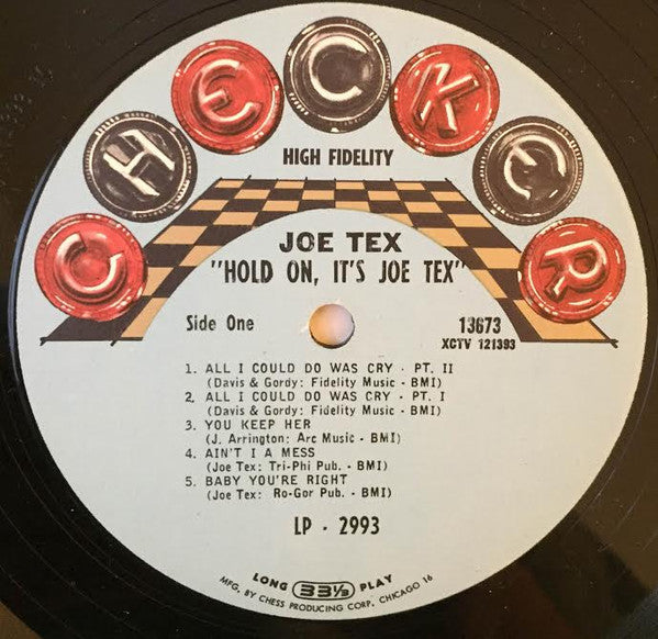 Tex, Joe - Hold On! It's Joe Tex (VG) (Vinyl LP)