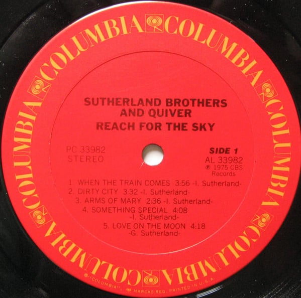 Sutherland Brothers & Quiver - Reach For The Sky (VG+) (Vinyl LP)