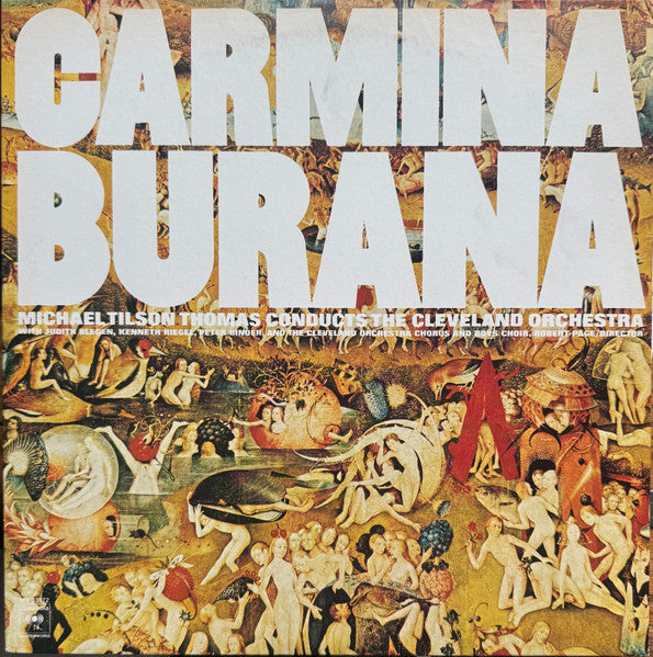 Orff : Michael Tilson Thomas Conducts The Cleveland Orchestra - Carmina Burana (Vinyl, NM or M-) (Vinyl LP)