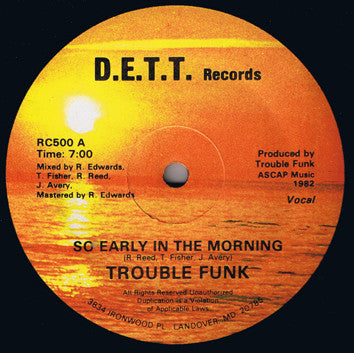 Trouble Funk - So Early In The Morning (VG+) (Vinyl LP)