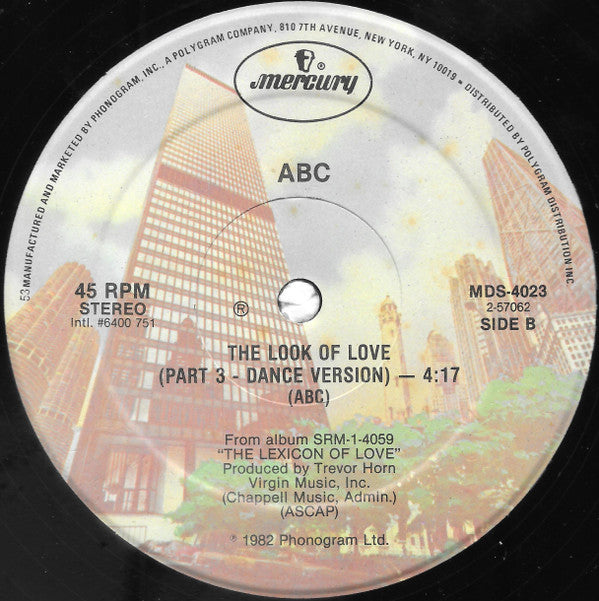 ABC - The Look Of Love (USA Remix - Dub Version) (VG+) (Vinyl LP)