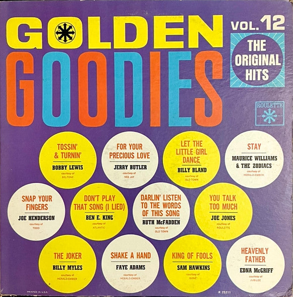 Various - Golden Goodies - Vol. 12 (VG) (Vinyl LP)