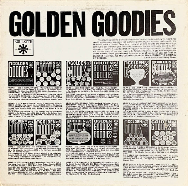 Various - Golden Goodies - Vol. 12 (VG) (Vinyl LP)