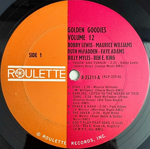 Various - Golden Goodies - Vol. 12 (VG) (Vinyl LP)