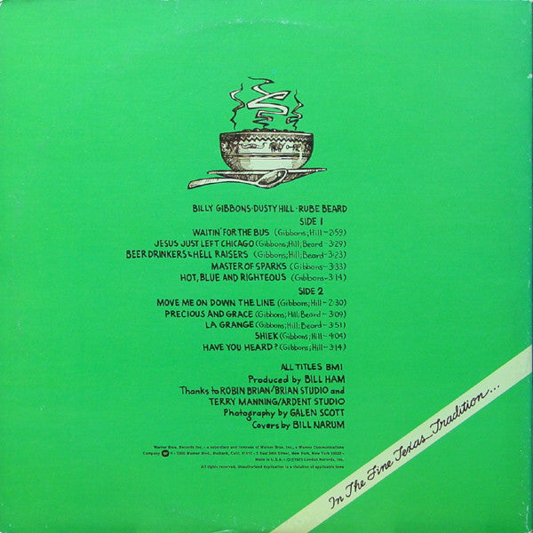 ZZ Top - Tres Hombres (Vinyl, VG+) (Vinyl LP)