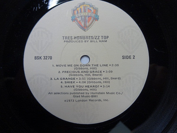ZZ Top - Tres Hombres (Vinyl, VG+) (Vinyl LP)