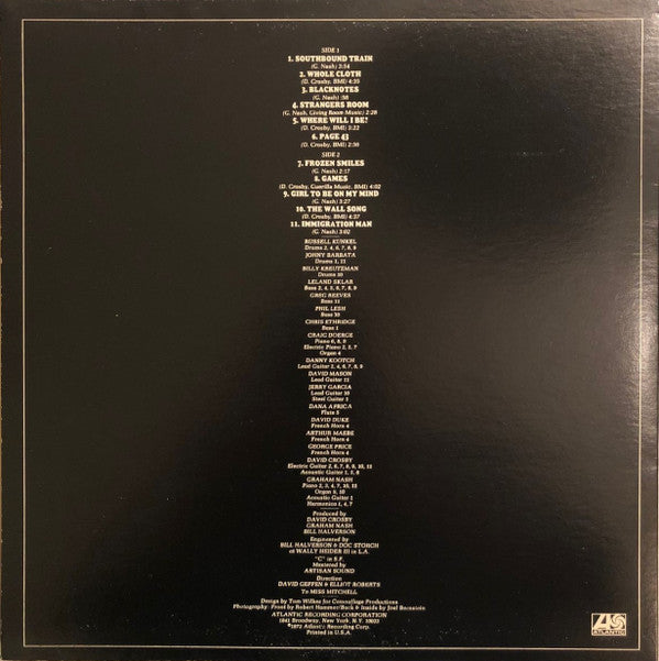 Nash, Graham / David Crosby - Graham Nash / David Crosby (VG) (Vinyl LP)