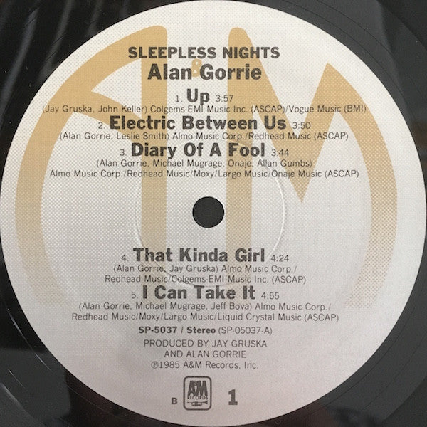Gorrie, Alan - Sleepless Nights (VG+) (Vinyl LP)