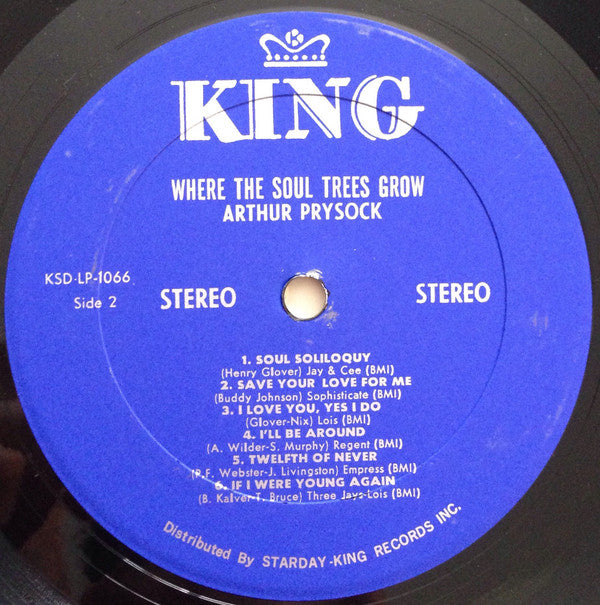 Prysock, Arthur - Where The Soul Trees Grow (VG) (Vinyl LP)
