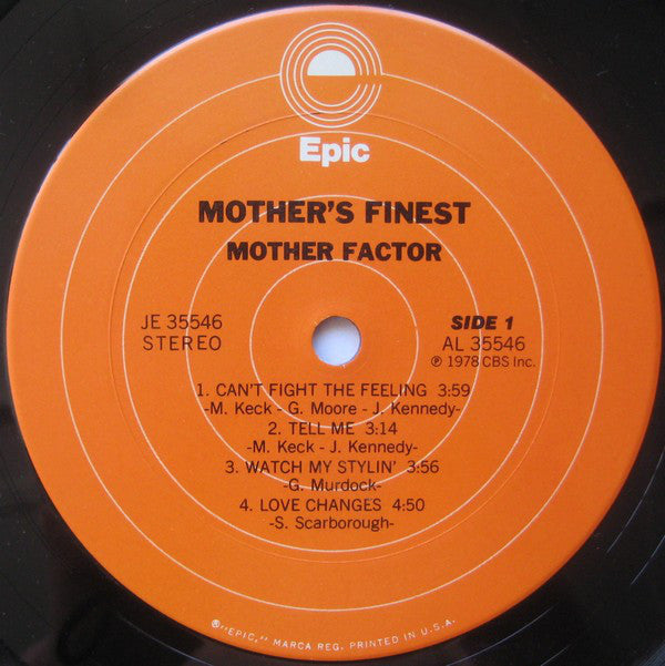 Mother's Finest - Mother Factor (Vinyl, VG) (Vinyl LP)