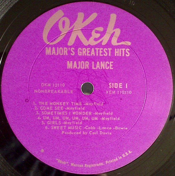 Lance, Major - Major's Greatest Hits (VG) (Vinyl LP)