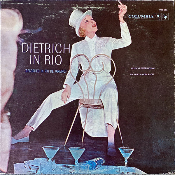 Dietrich, Marlene - Dietrich In Rio (Recorded In Rio De Janeiro) (VG+) (Vinyl LP)
