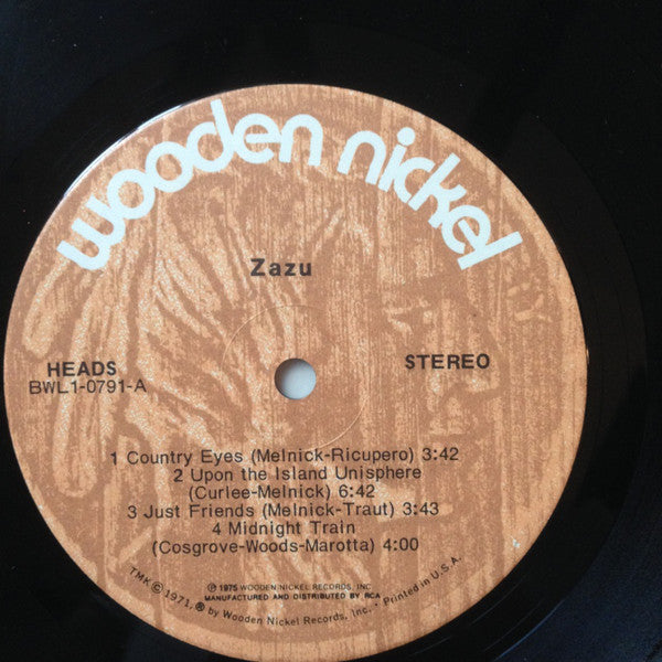 Zazu - Zazu (VG+) (Vinyl LP)