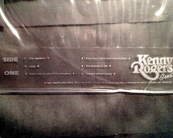 Rogers, Kenny - HBO Presents Kenny Rogers Greatest Hits (Vinyl, M) (Vinyl LP)