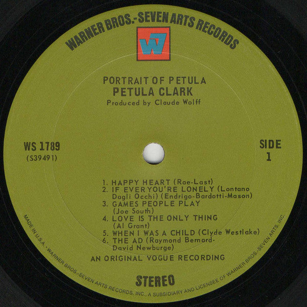 Clark, Petula - Portrait Of Petula (VG) (Vinyl LP)