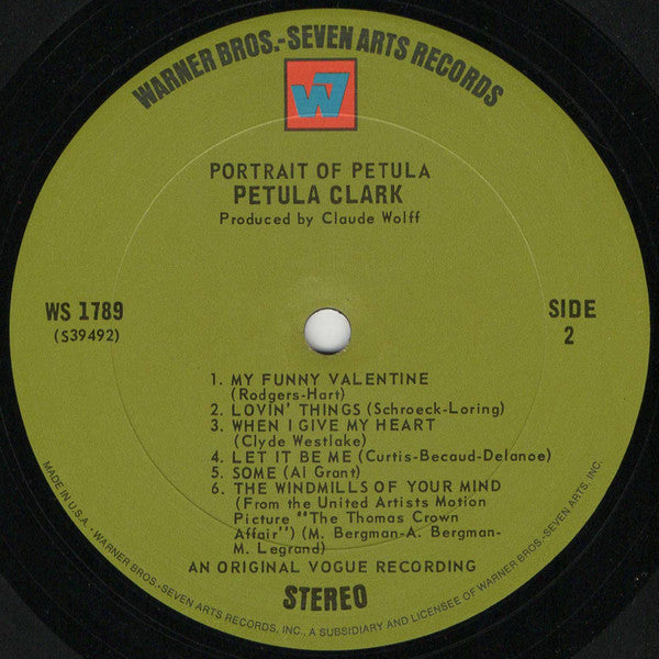 Clark, Petula - Portrait Of Petula (VG) (Vinyl LP)
