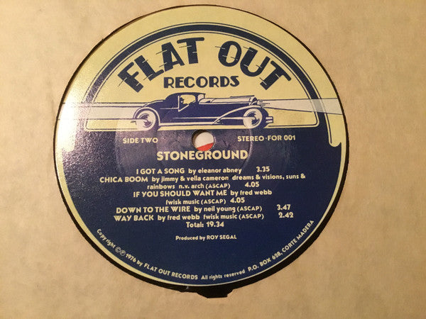 Stoneground - Flat Out (VG+) (Vinyl LP)
