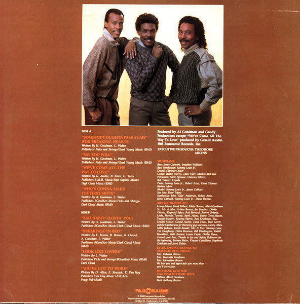 Ray, Goodman & Brown - All About Love, Who's Gonna Make The First Move? (VG+) (Vinyl LP)